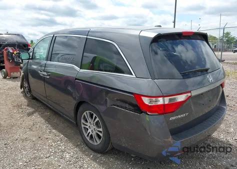 2012 Honda Odyssey Ex-L из США, поврежденный, VIN 5FNRL5H61CB086932
